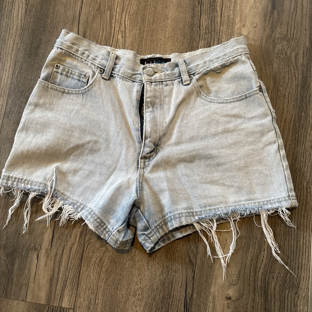 Deja Bleu Women's Distressed Denim Shorts